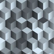 Фотообои Стена из серых кубов