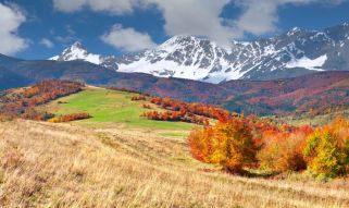 Фотообои Осень в горах