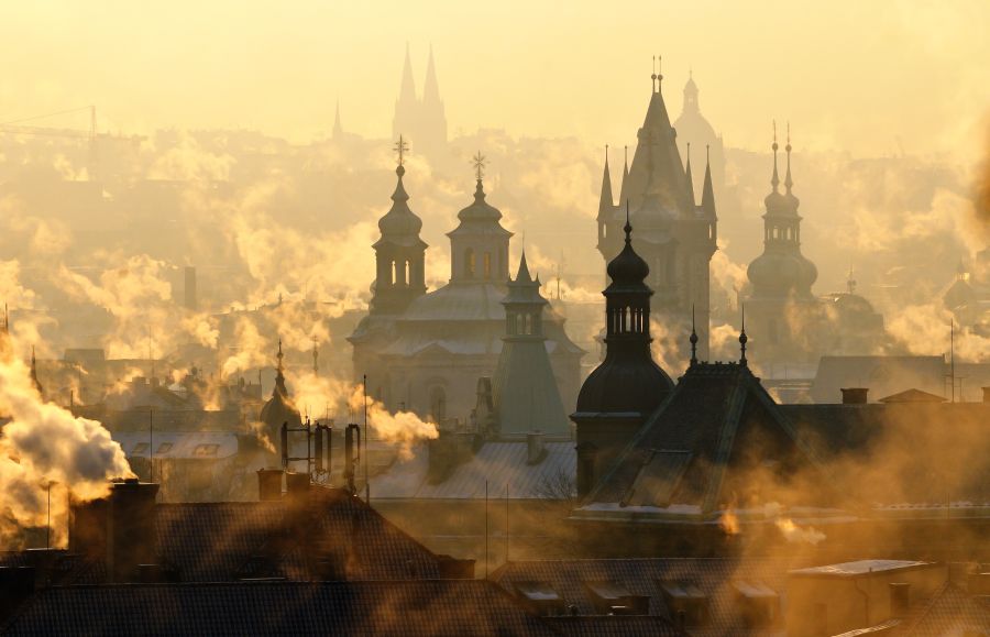 Фотообои Прага утро