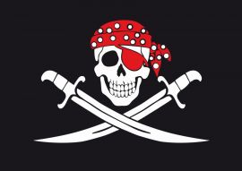 Фотообои Пиратский флаг с косынкой