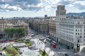 Фотообои Площадь Каталонии в Барселоне